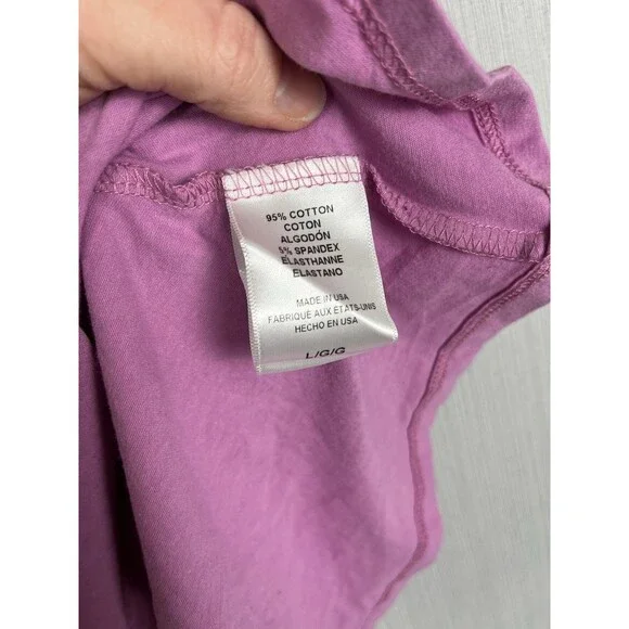 Soul Cake Ruffle Peplum Tee Women's L Soul Cake USA Stretch Cotton Coquette - Picture 6 of 8